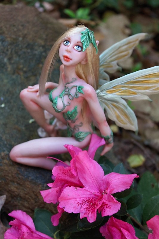 Enchanted Mushroom Myxie Sculpture