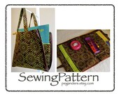 Quilters Side Zip Tool Tote pattern  instant downloading