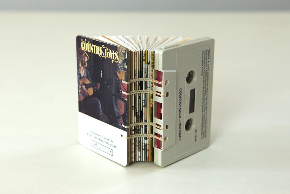 Country Gals Cassette Tape Blank Book / Journal