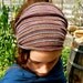 Multicoloured Purples Hippie Boho Traveler's Striped Cotton Stretch Headband / Dreadlock Band GIFT IDEAS