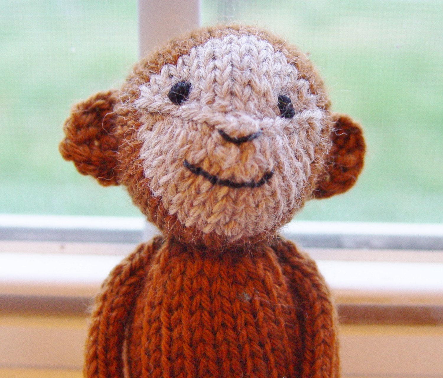 Porter the Monkey Knitting Pattern PDF