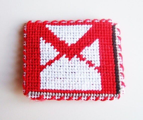 Gmail Google Magnet - Computer Internet Web Needlepoint Stitched Fridge Magnet