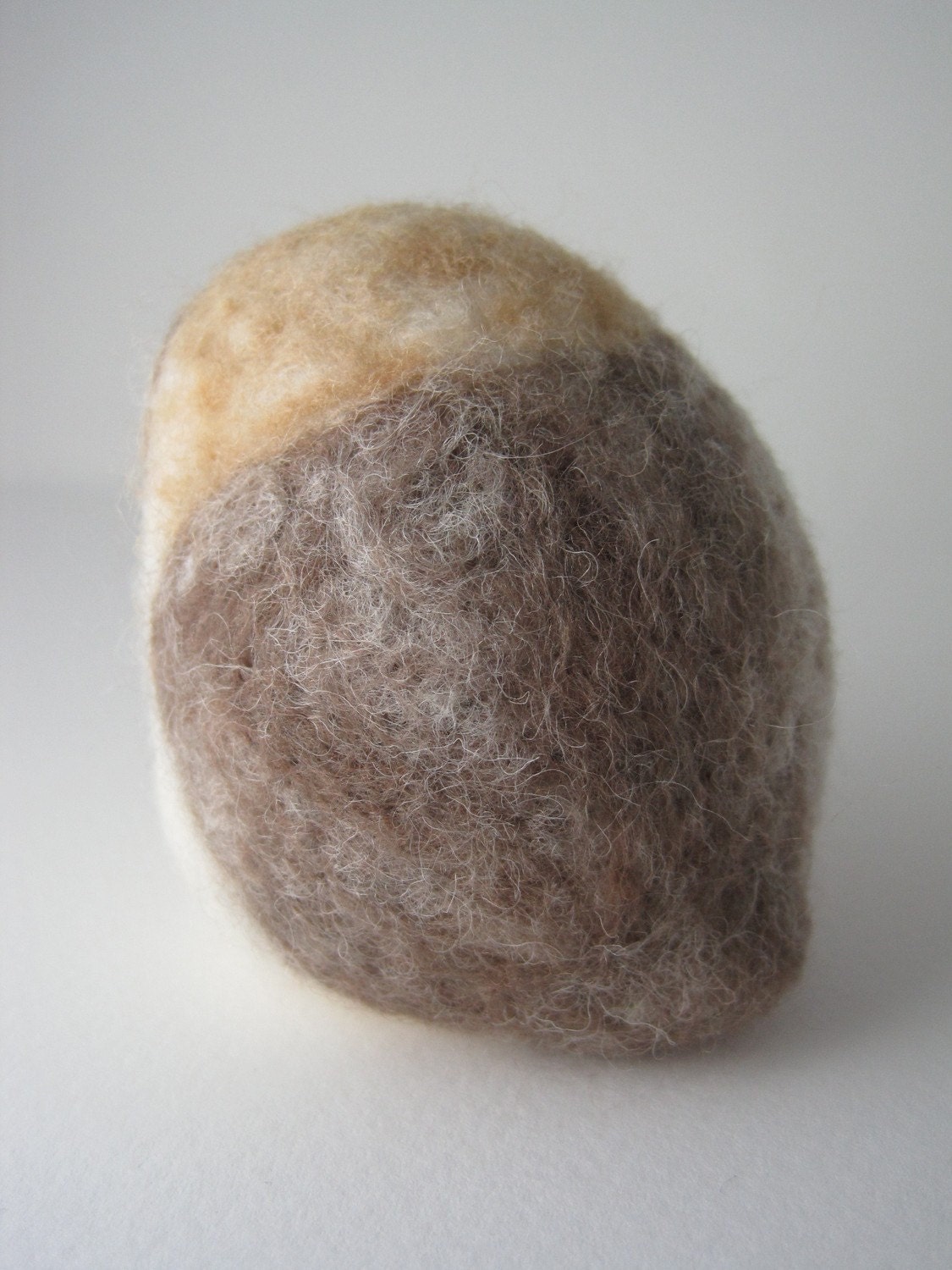 FREE SHIPPING - Barn Owl Needle Felted Wool Sculpture