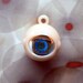 2pcs Vintage 60s Plastic BLINKING EYE Moving Charms 3D
