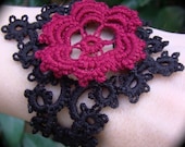 Tatted Cuff Bracelet - My Immortal Corsage