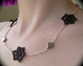 Tatted Necklace - Oh My Stars and Flowers