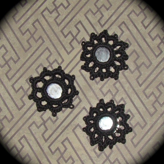 Sale - Tatted Shisha Mirrors - Set of 3 - was 15.00