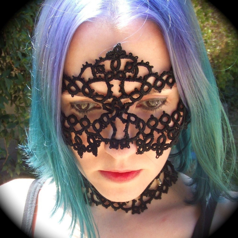 Tatted Lace Mask - Down In The Underground