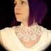 Tatted Lace Collar Necklace - Portrait of an Elegant Bride