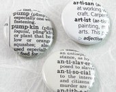 Custom Dictionary Pinback Button - Choose your words