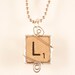 Scrabble Letter L Pendant Necklace