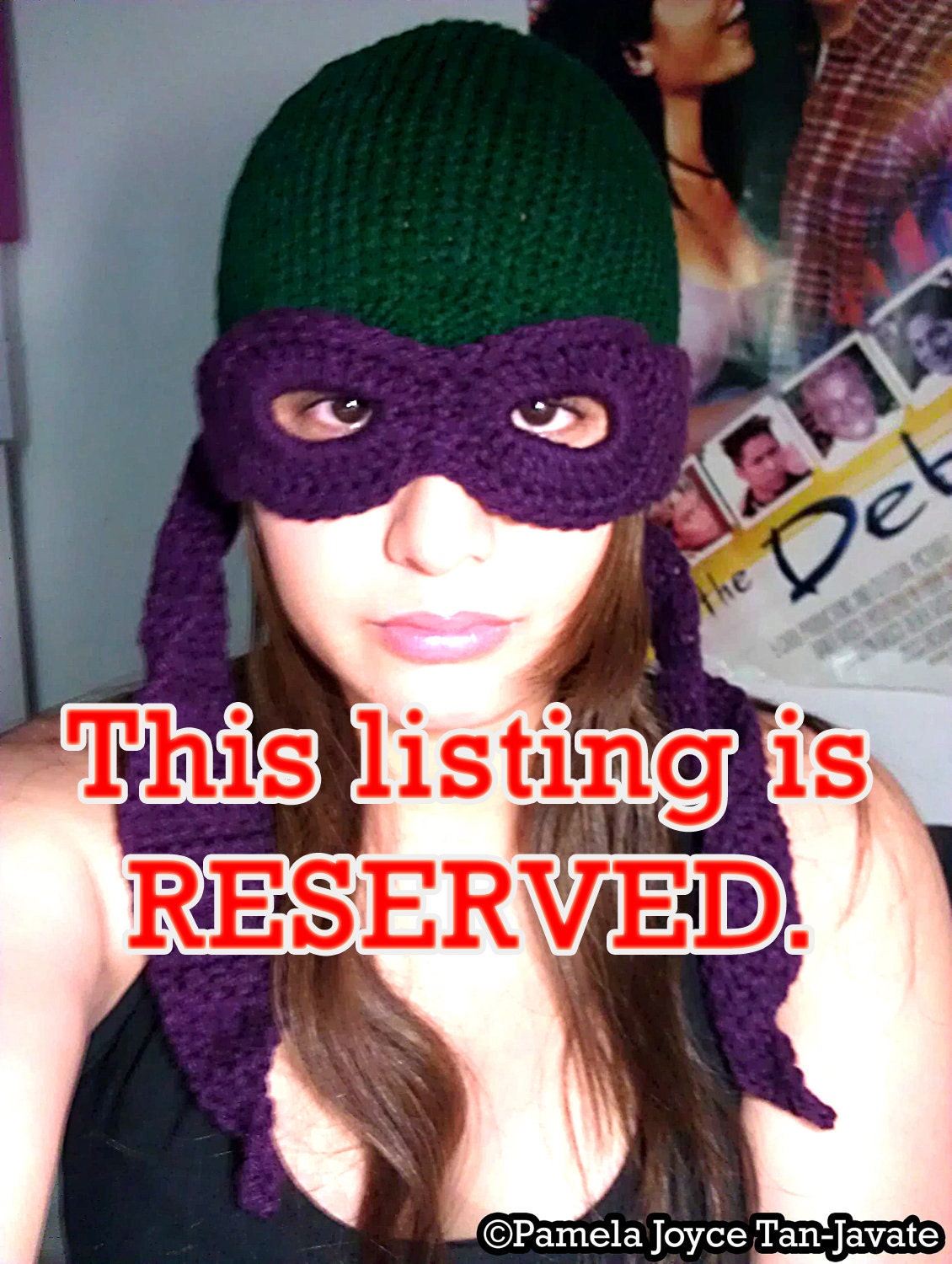 RESERVED for geekofhearts - Teenage Mutant Ninja Turtles Convertible Beanie (Knit & Crochet Combo)