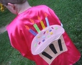 Kids Childrens Birthday Custom Cape