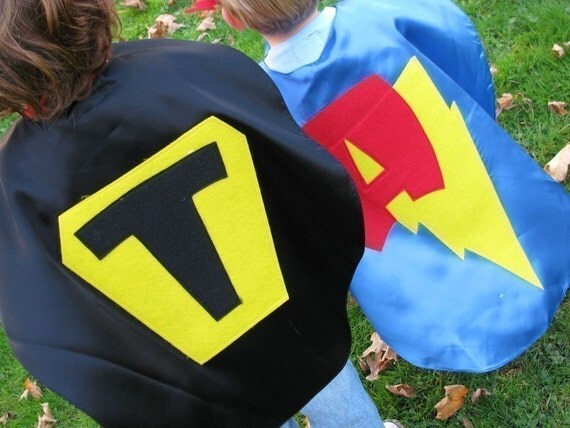 2 Superhero Costume Kids Capes as seen on Good Morning America Il_570xn