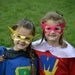 2 Superhero Masks lightenbolt or Princess Mask fits kids and adults