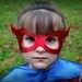 Superhero mask kid lightenbolt  or Princess Seen in INC Magazine
