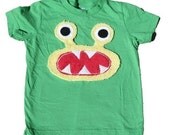 Yellow Bernard Monster Tee Pick your own color combo sizes 2,4,6,8