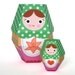 Lilly Matryoshka Nesting Doll Printable Paper Craft PDF
