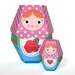 Rose Matryoshka Nesting Doll Printable Paper Craft PDF