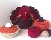 Sale - Amigurumi Autumn Crochet Pattern Set Digital Download