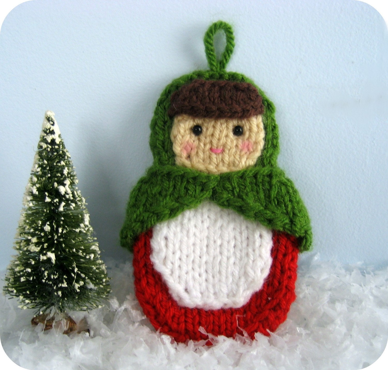 Amigurumi Pattern Knt Matryoshka Doll Ornament Digital Download
