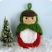 Sale - Amigurumi Pattern Knt Matryoshka Doll Ornament Digital Download