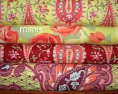 Amy Butler Fabric / Love Collection /  4  Half Yard  Bundle / Quilt Apparel Fabric