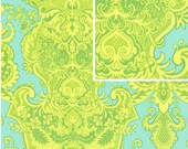 Amy Butler LOVE Sandlewood in Turquoise  1 Yard Cotton Quilt Fabric