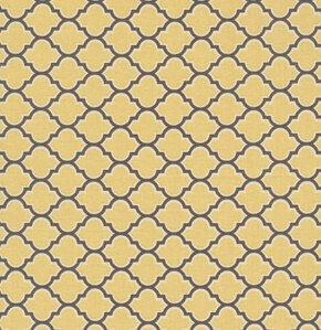 Joel Dewberry Fabric  / Lodge Lattice in Vintage Yellow / Aviary 2 / 1 yard   Cotton Quilt/Apparel Fabric