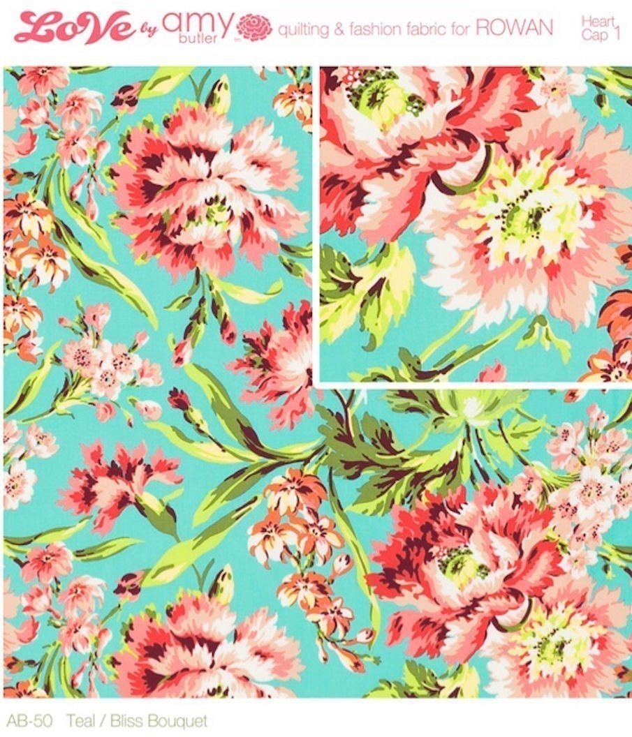 Amy Butler Fabric / Love CAP 1 HEART /  7 Half Yards Quilt Bundle
