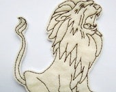 Lion Applique Iron on Version