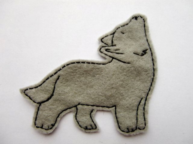 Iron on Patch Wolf Applique