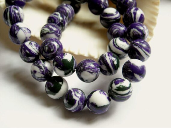 Round Turkey Turquoise Loose Gemstone Beads