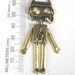 Antique Bronze Robot Musical Pendant