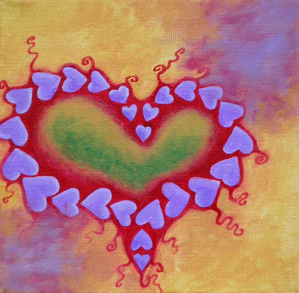 Heart Love mini print