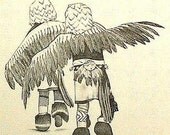 Eagle Dancers art print Paula Beck