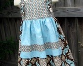 Espresso Sky Knot Apron Dress
