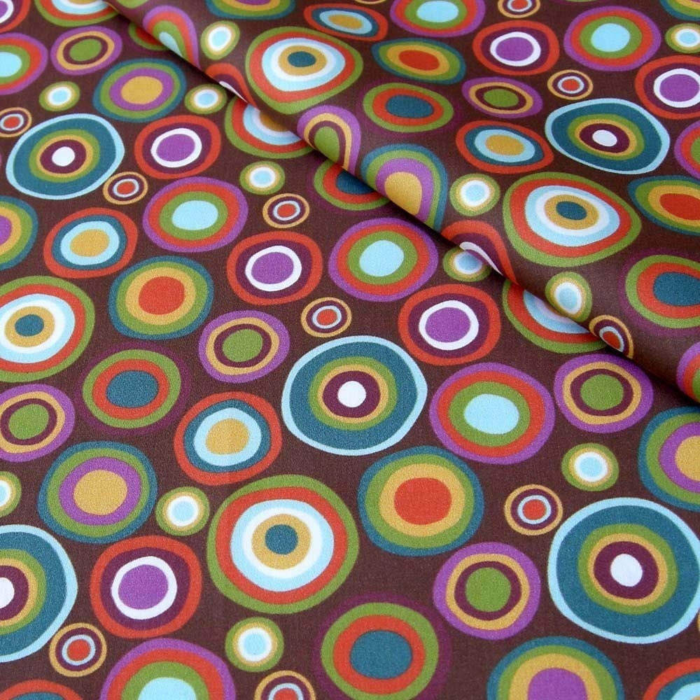 Deep Bright Woodpile Organic cotton sateen - Fat Quarter