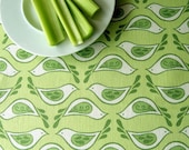 Birdsong Organic Canvas in Celery - Fat Quarter