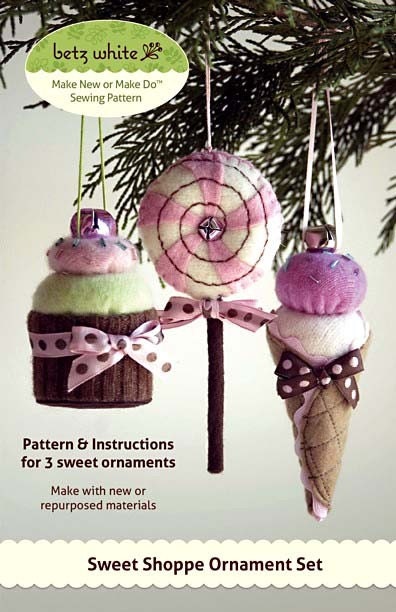 Sweet Shoppe Ornament Set - PDF PATTERN