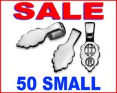 FREE Magnetic Clasp Choker - 50 SMALL Aanraku Bails - Silver Plated Aanraku bails - Anraku Bail - Z2