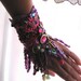 Reflectance, Gypsy Jangle,Purple Beaded Bracelet, Woven, Gypsy Bohemian, Tribal, Belly Dance