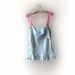 Minty Top, Sea Foam, Mint, Georgette, Chiffon, Appliqued, Silver, pink, Boho Clothing