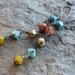 PASTEL color glass earrings, Czech glass earrings, SHOULDER Dusters, sterling silver