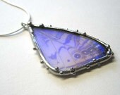 Pearl Morpho Butterfly Necklace