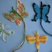 Butterflies, dragon flies and moths from downunder - crochet patterns for bookmarks and motifs