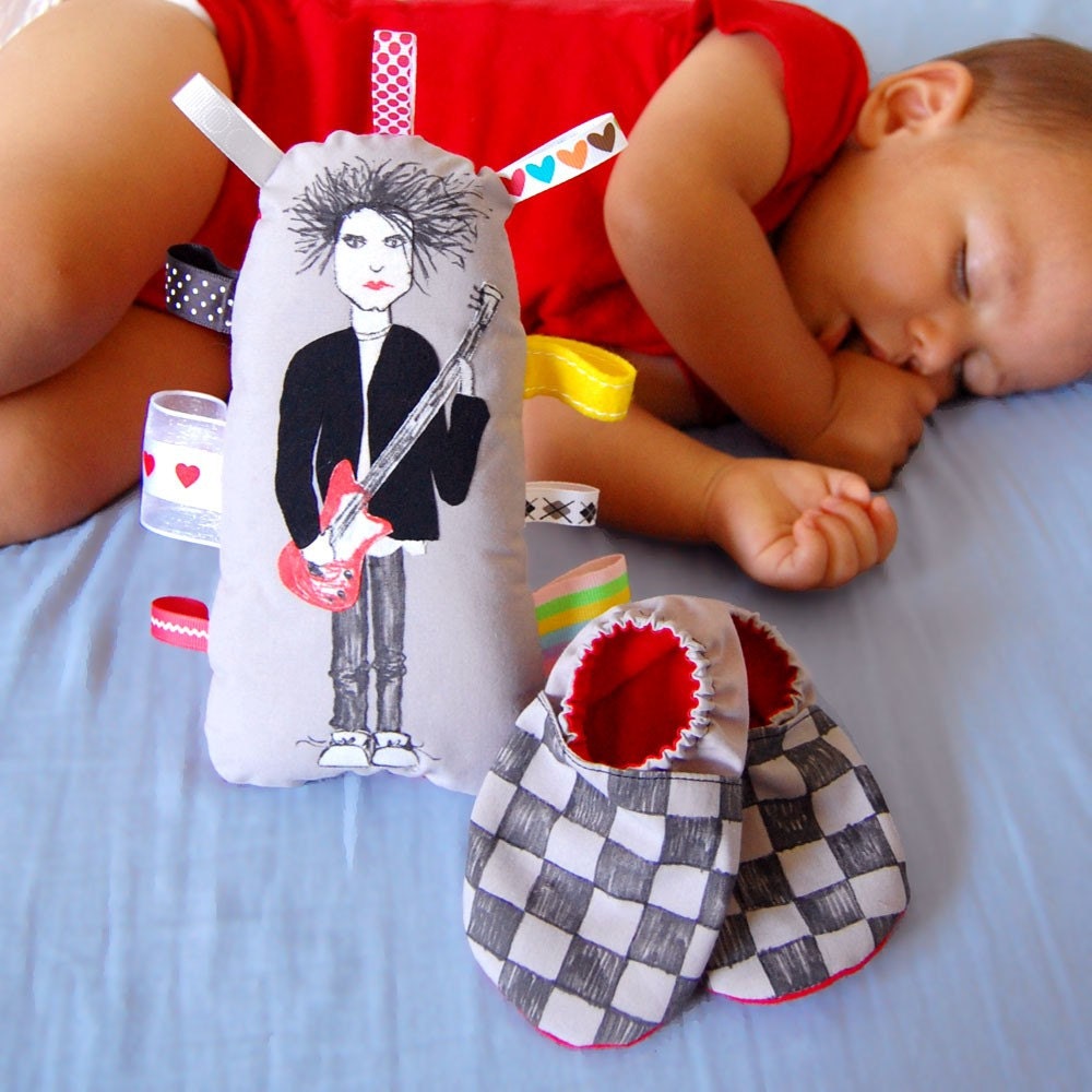 Robert Smith Softie and New Wave Baby Booties Gift Set