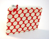 Slim Pouch in Cherry Dot