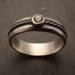 White Sapphire Engagement Ring