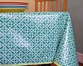 Special Purchase Listing for Cathy - Laminated Cotton Fabric Tablecloths - Custom